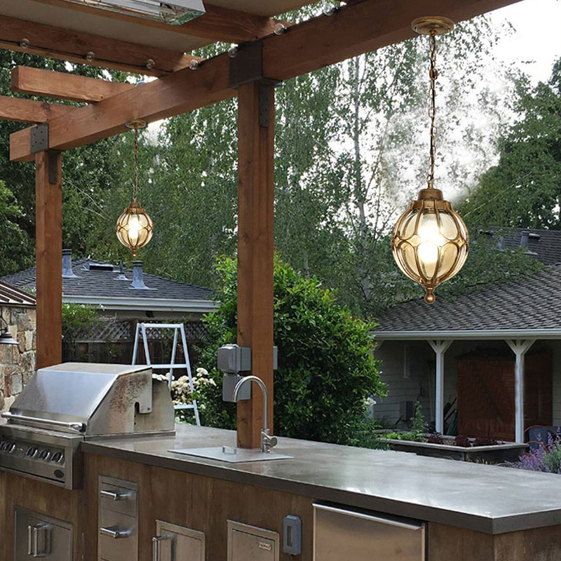 American Waterproof Chandelier - Outdoor Lighting On Fence reseña y precio