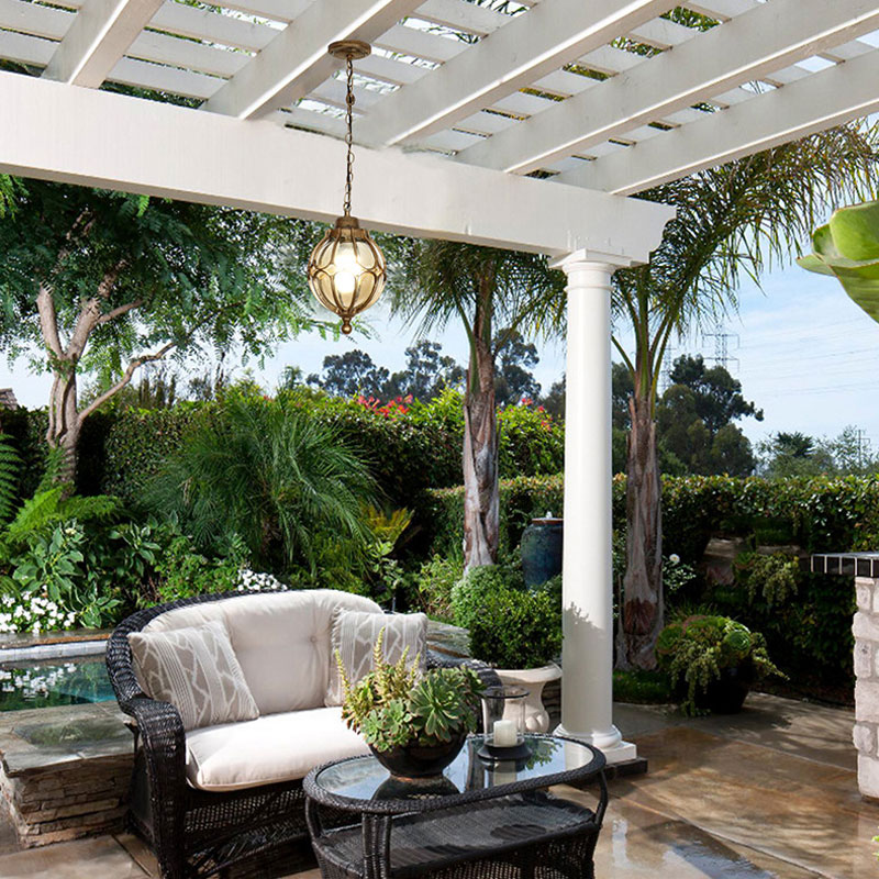 American Waterproof Chandelier - Outdoor Lighting On Fence reseña y precio