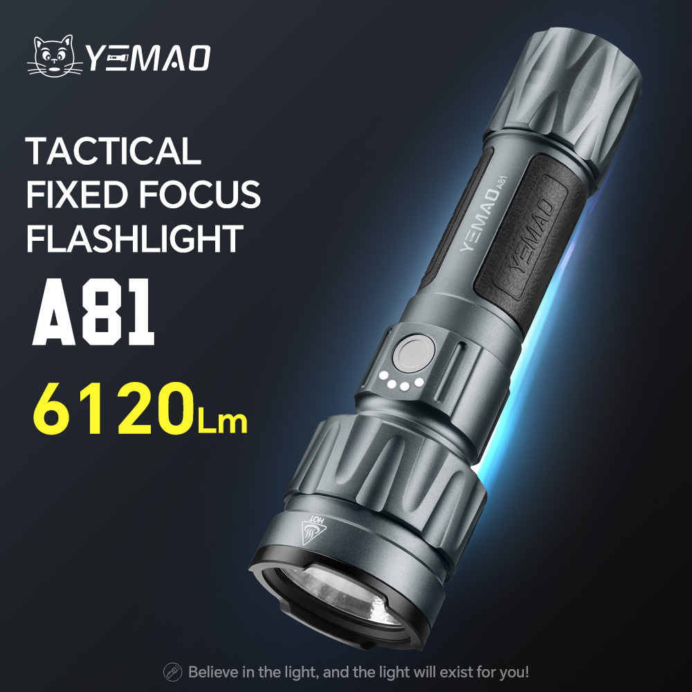YEMAO-A81 6210LM Flashlight, U - Outdoor Lighting Battery reseña y precio