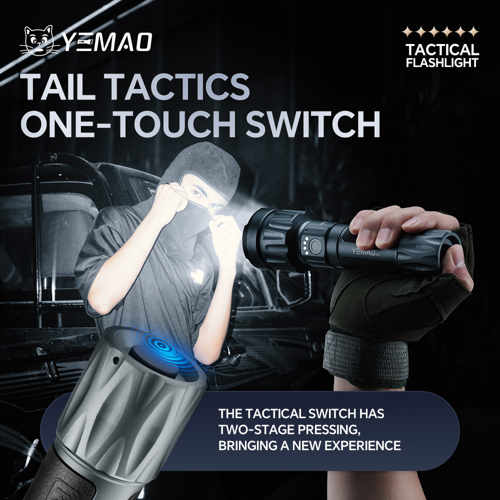 YEMAO-A81 6210LM Flashlight, U - Outdoor Lighting Battery reseña y precio