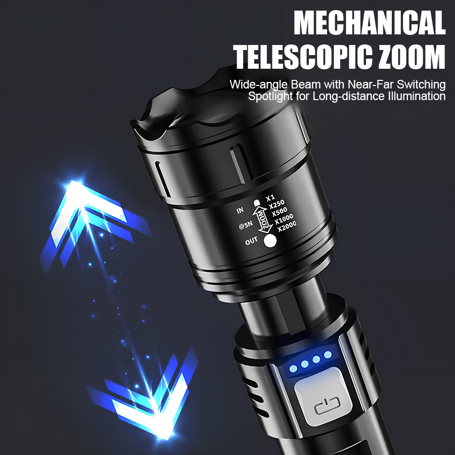 High Power P50 LED Flashlight  - Outdoor Lighting Beacon reseña y precio