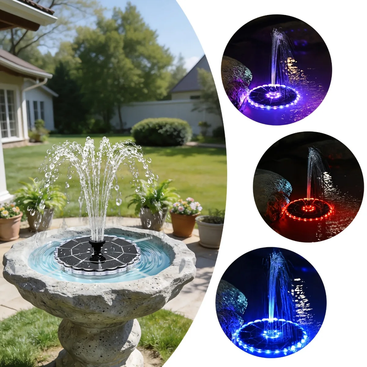 3.5W Outdoor Solar Fountain fo - Outdoor Lighting Traditional reseña y precio