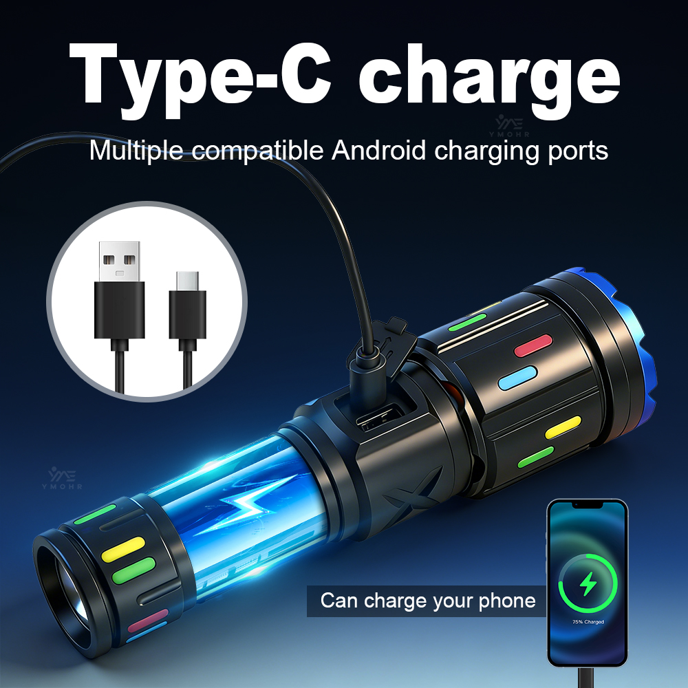 XHP70 High Power Camping Flash - Outdoor Lighting Black reseña y precio