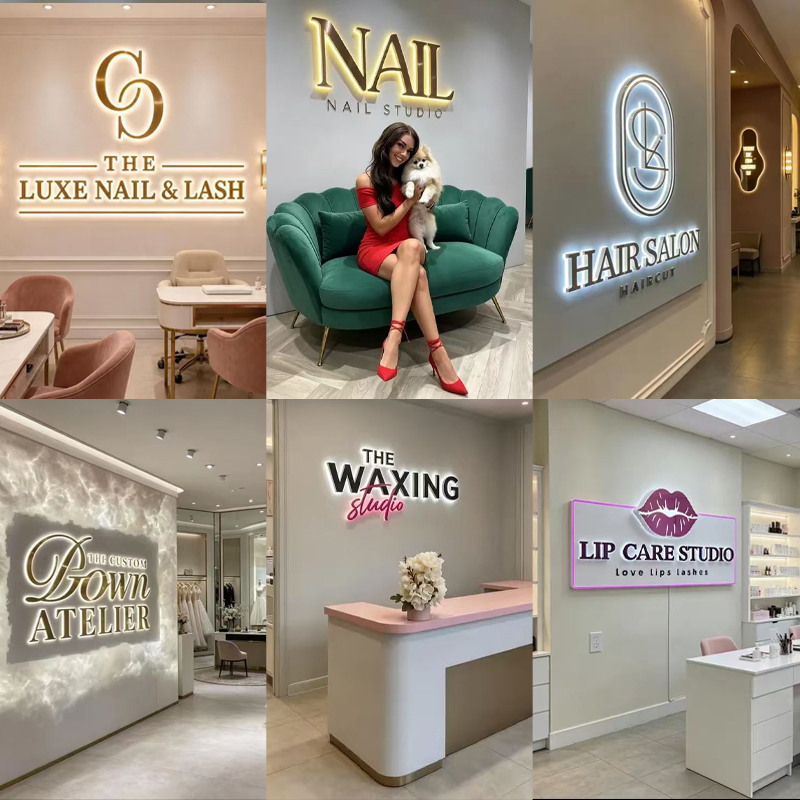 Custom Business Logo Backlit M - Outdoor Lighting Logo reseña y precio
