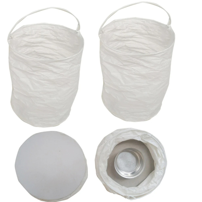 4pcs DIY White Straight Paper  - Xmas Outdoor Lighting Decorations reseña y precio