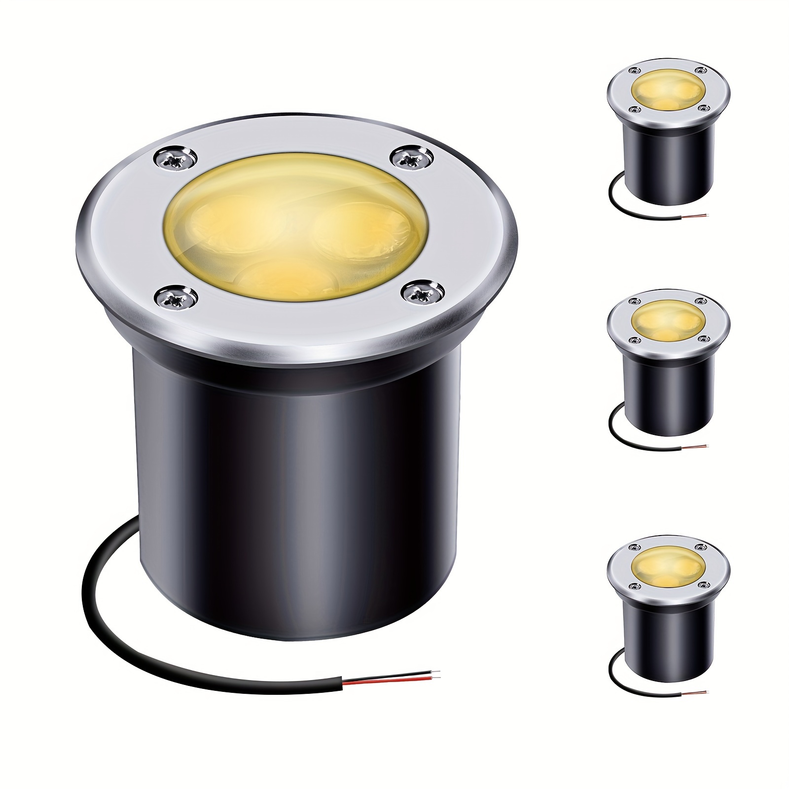 Set of Four 3-Watt 12-Volt Low - Outdoor Lighting Volt reseña y precio