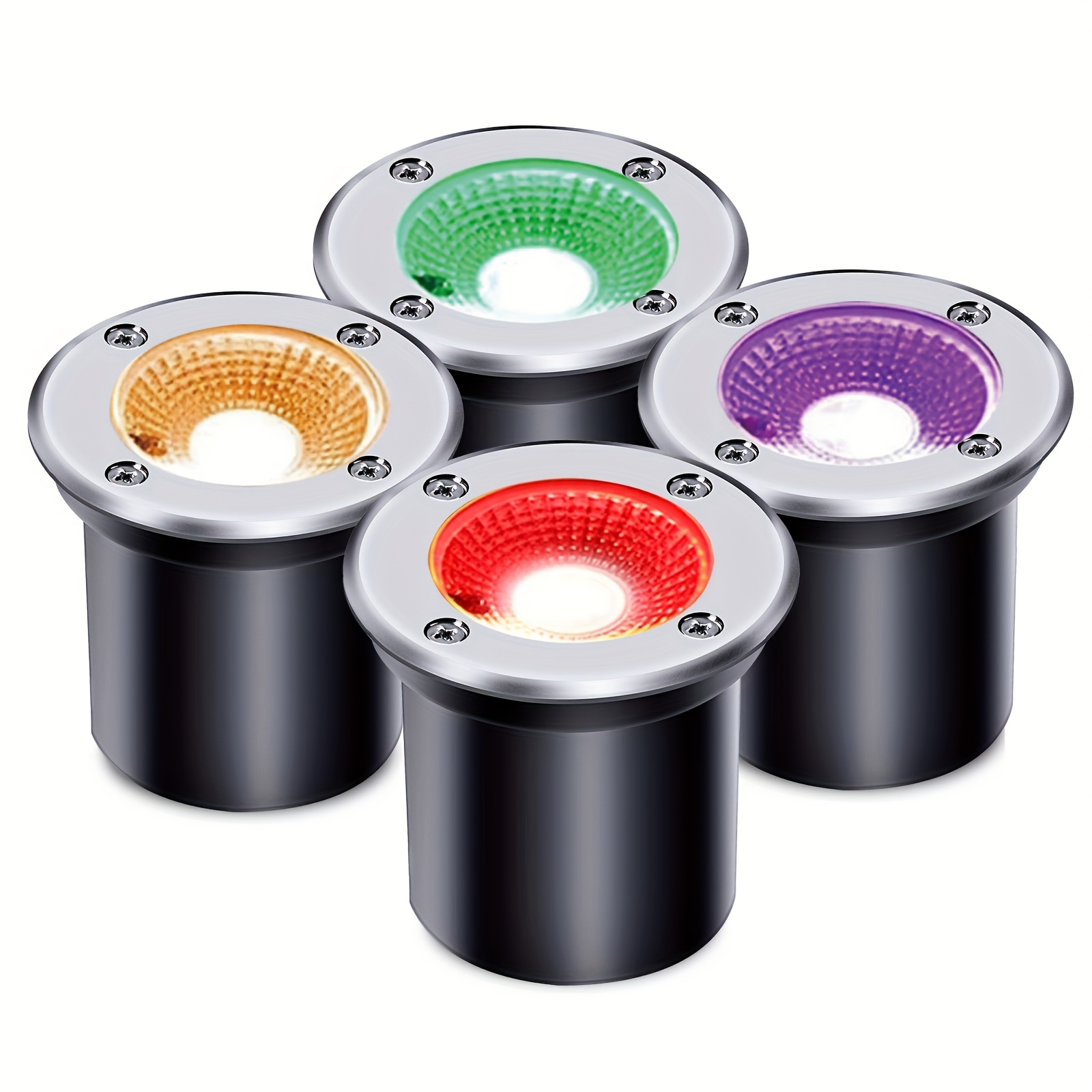 Set of Four 3-Watt 12-Volt Low - Outdoor Lighting Volt reseña y precio