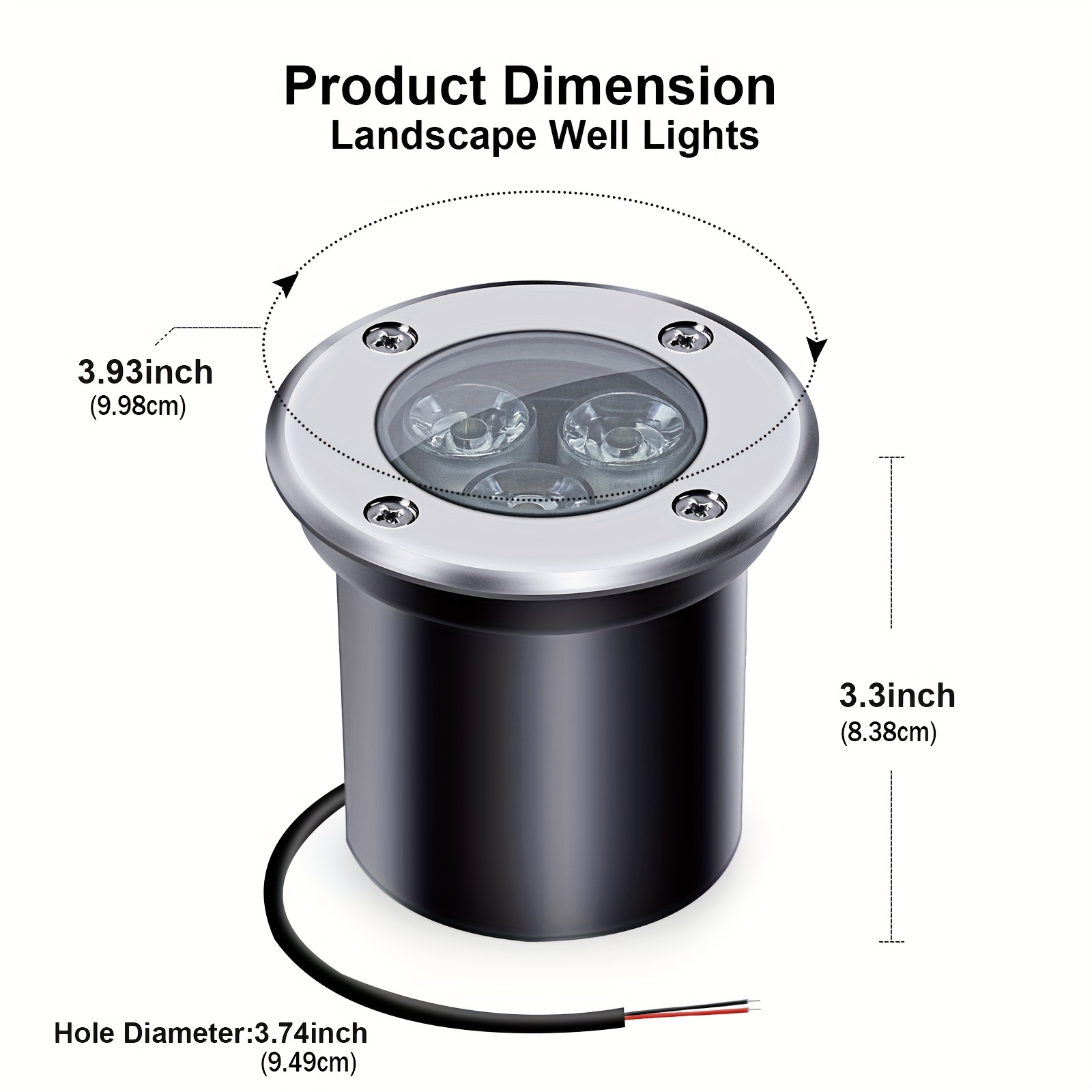 Set of Four 3-Watt 12-Volt Low - Outdoor Lighting Volt reseña y precio