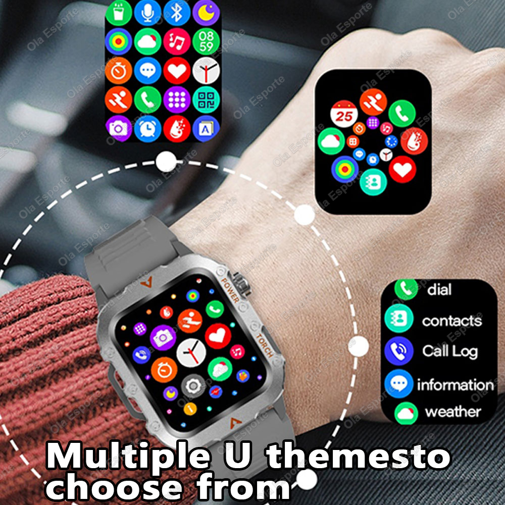Men Sports Smart Watch 1.71 Sc - Outdoor Lighting Beacon reseña y precio
