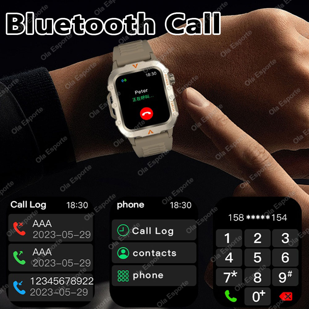 Men Sports Smart Watch 1.71 Sc - Outdoor Lighting Beacon reseña y precio