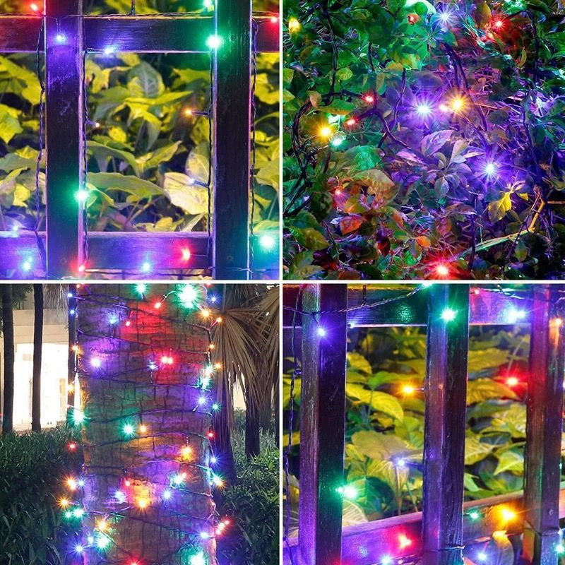 Solar String Light Fairy Outdo - Xmas Outdoor Lighting Decorations reseña y precio