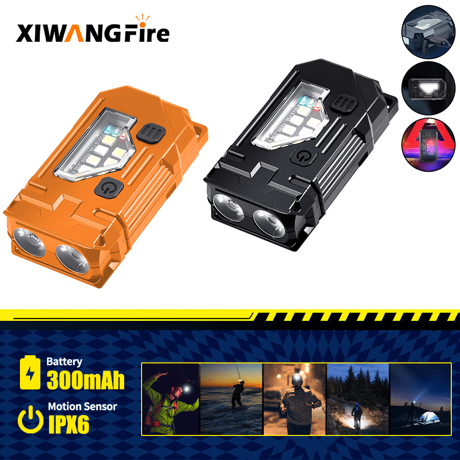 Mini Keychain EDC Flashlight - - Outdoor Lighting Black reseña y precio
