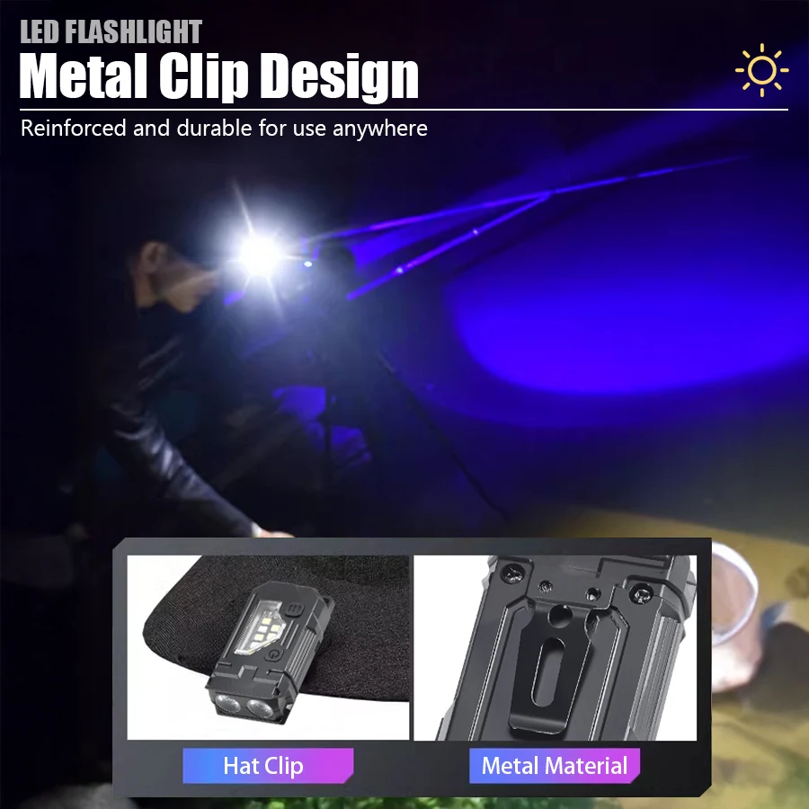 Mini Keychain EDC Flashlight - - Outdoor Lighting Black reseña y precio