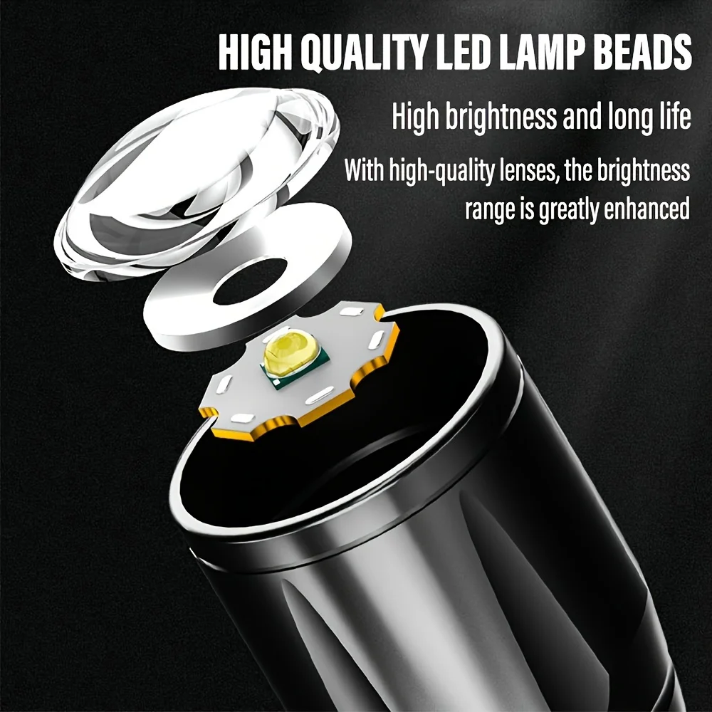Mini LED Flashlight COB Floodl - Outdoor Lighting Black reseña y precio