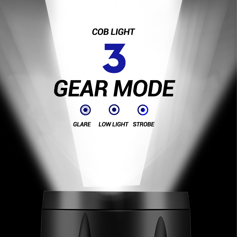 Mini LED Flashlight COB Floodl - Outdoor Lighting Black reseña y precio