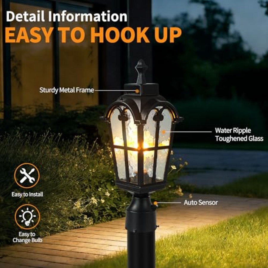 Sensor Outdoor Post Lights Wat - Outdoor Lighting Battery reseña y precio