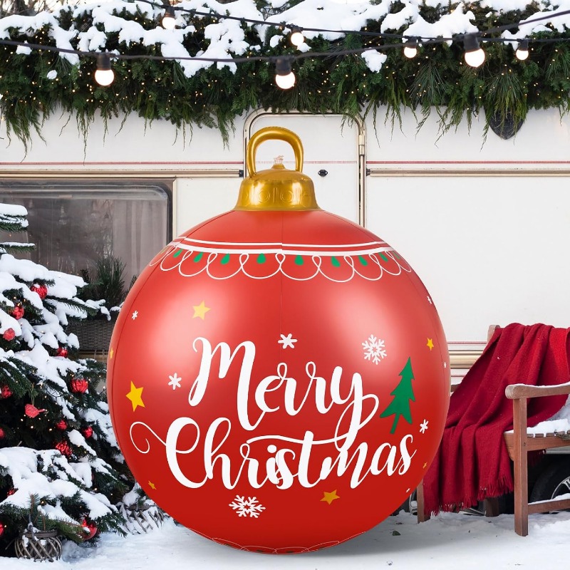 60cm Outdoor Christmas Inflata - Xmas Outdoor Lighting Decorations reseña y precio