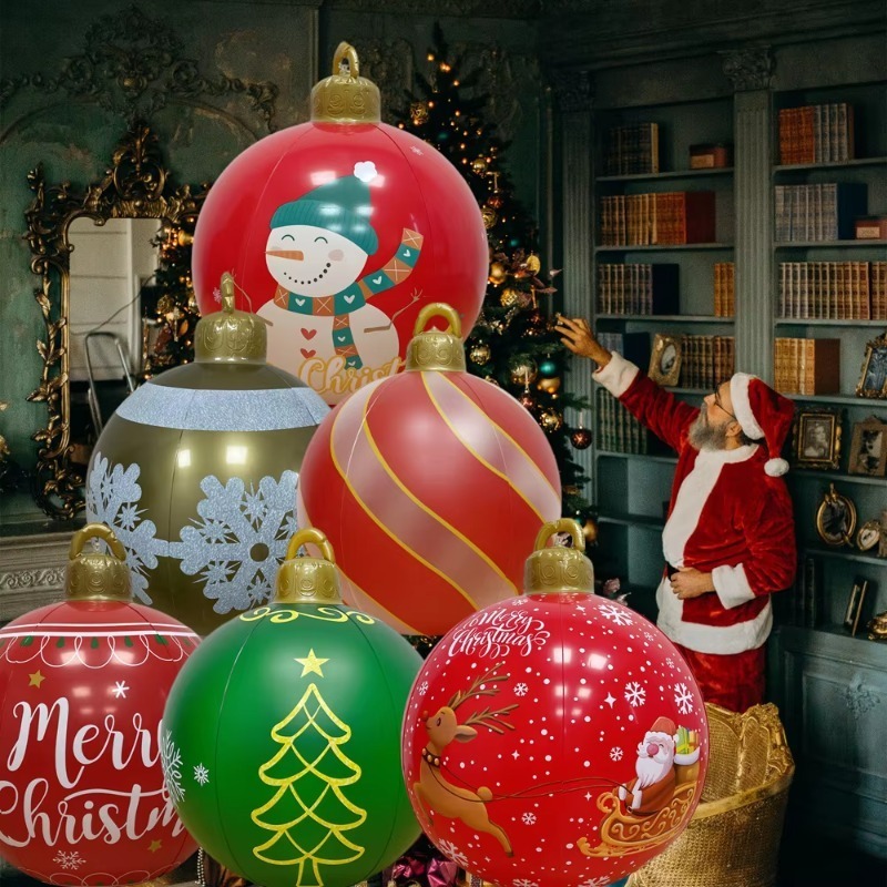 60cm Outdoor Christmas Inflata - Xmas Outdoor Lighting Decorations reseña y precio