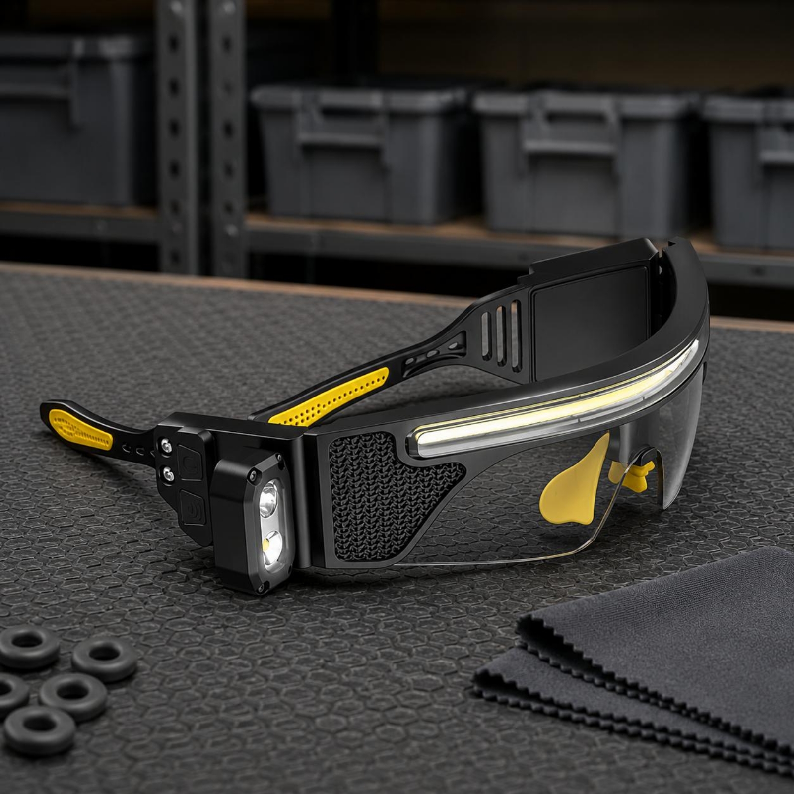 Curved-Fit LED Glasses Black F - Outdoor Lighting Black reseña y precio