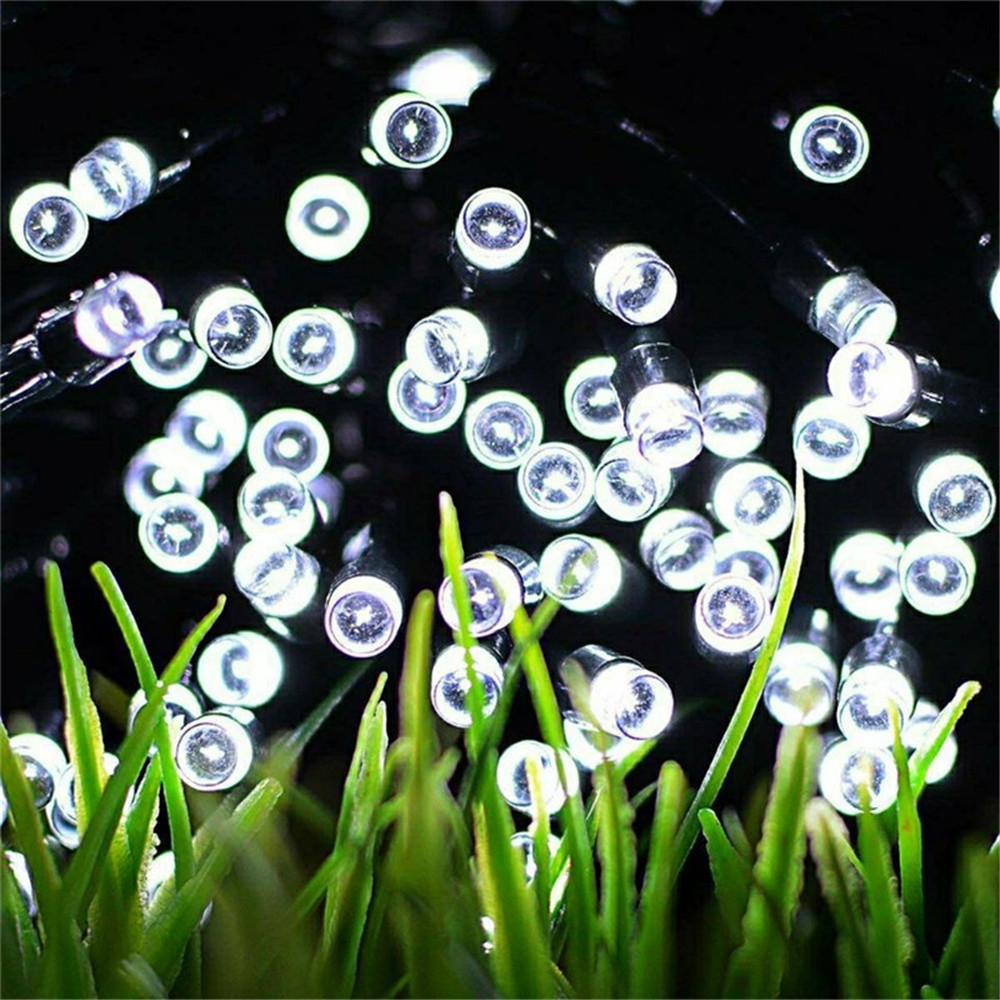 Led Solar String Light 8 Modes - Xmas Outdoor Lighting Decorations reseña y precio