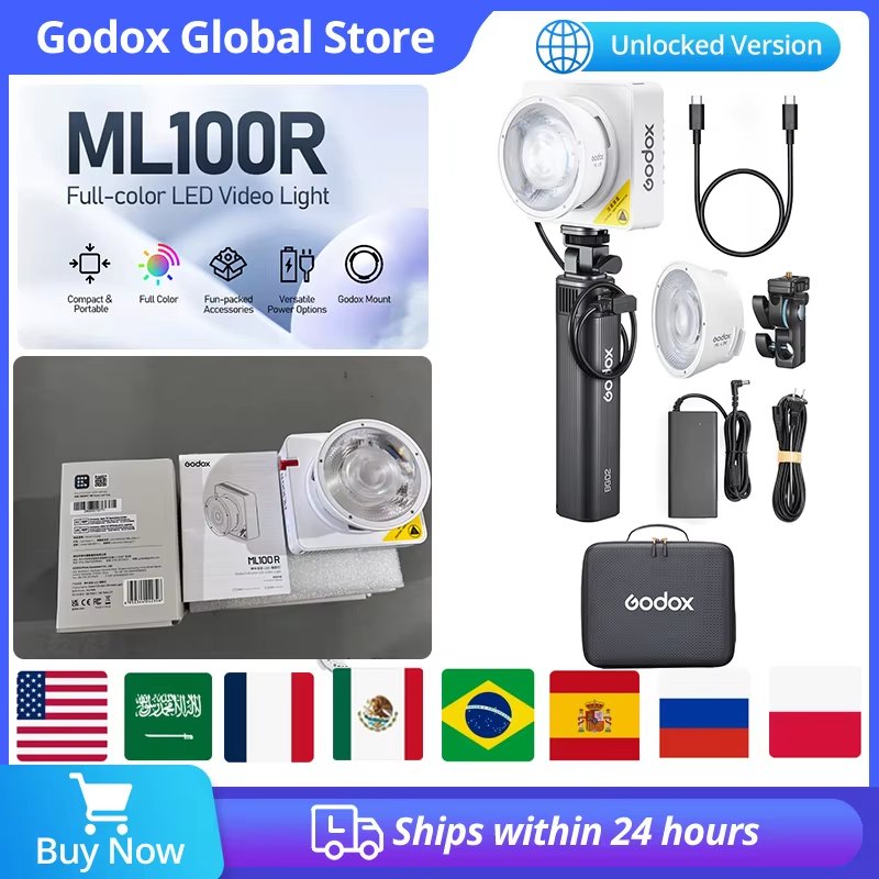 Godox Full Color LED Video Lig - Outdoor Lighting Kit Photography reseña y precio