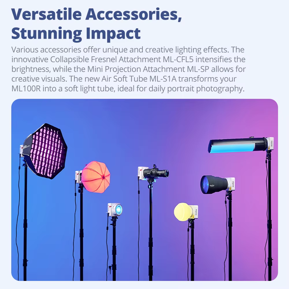 Godox Full Color LED Video Lig - Outdoor Lighting Kit Photography reseña y precio