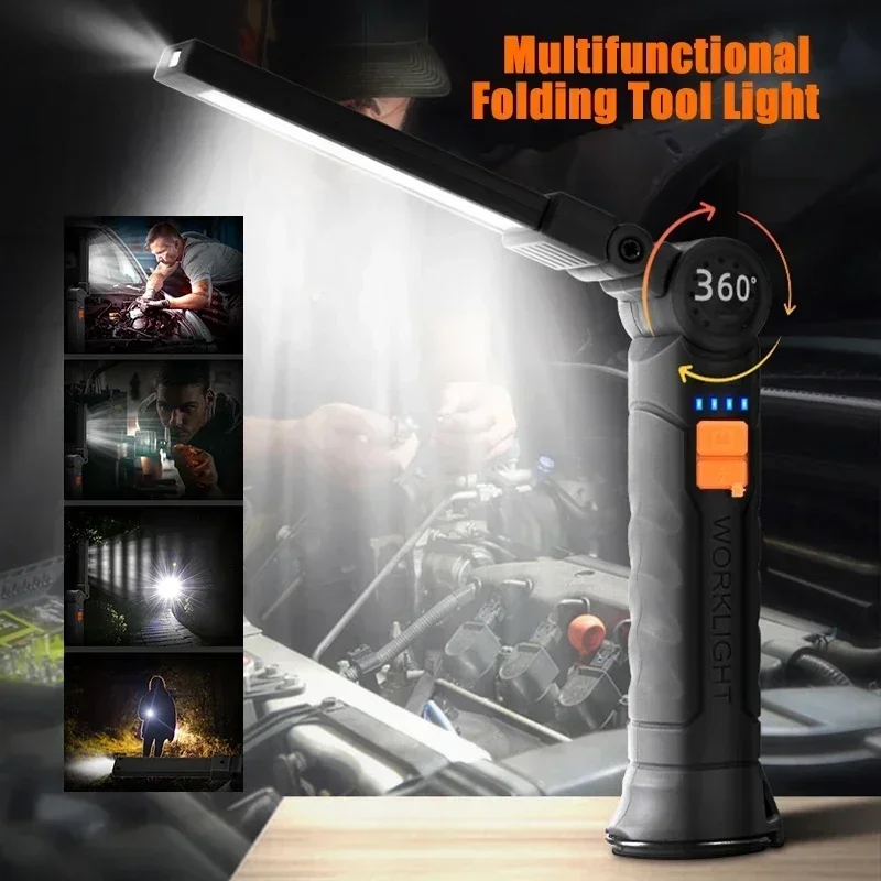 Portable LED COB Search Lights - Outdoor Lighting Battery reseña y precio