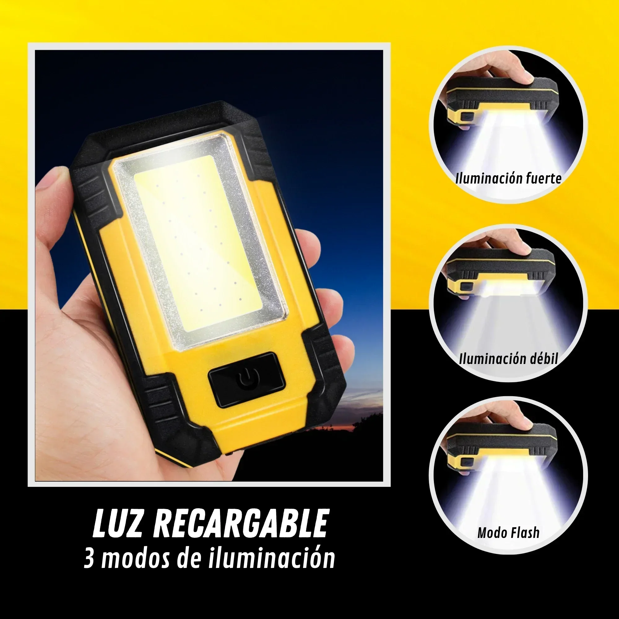 Portable 4000MaH Rechargeable  - Outdoor Lighting Beacon reseña y precio