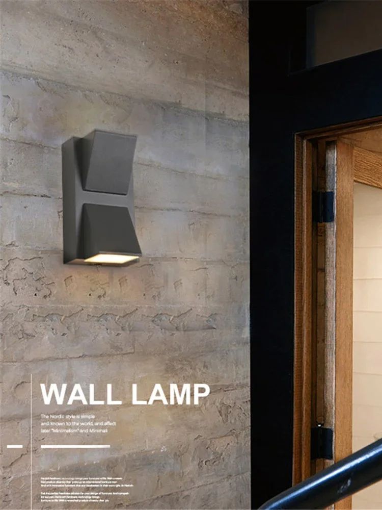 IP65 LED Wall Light Aluminum O - Outdoor Lighting On Fence reseña y precio