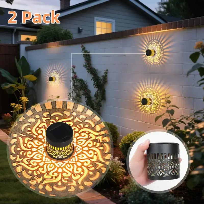 Solar Wall Lights solar hollow - Solar Wall Sconce reseña y precio