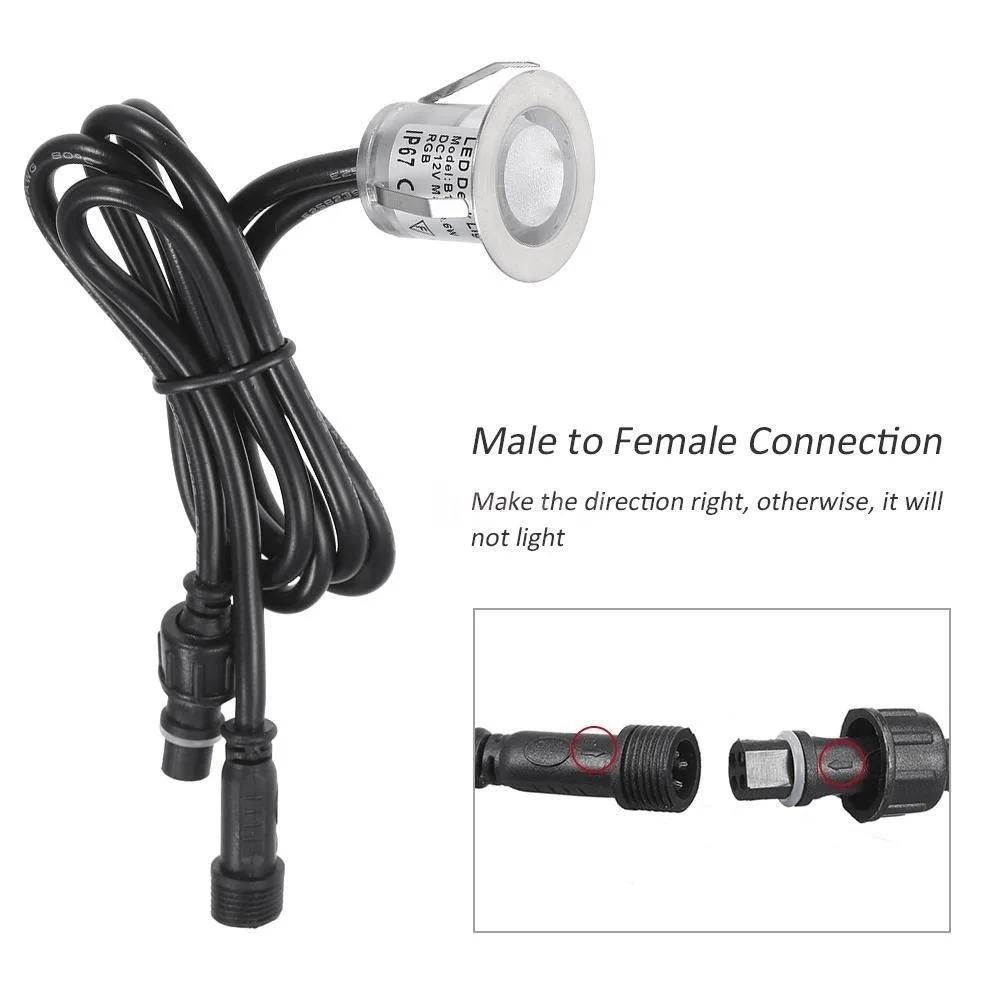 32mm RGBW LED Deck Light 0 6W  - Outdoor Lighting Ground Fixtures reseña y precio