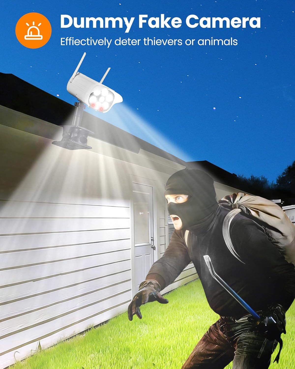 Solar Street Light LED Clip On - Outdoor Lighting On Fence reseña y precio