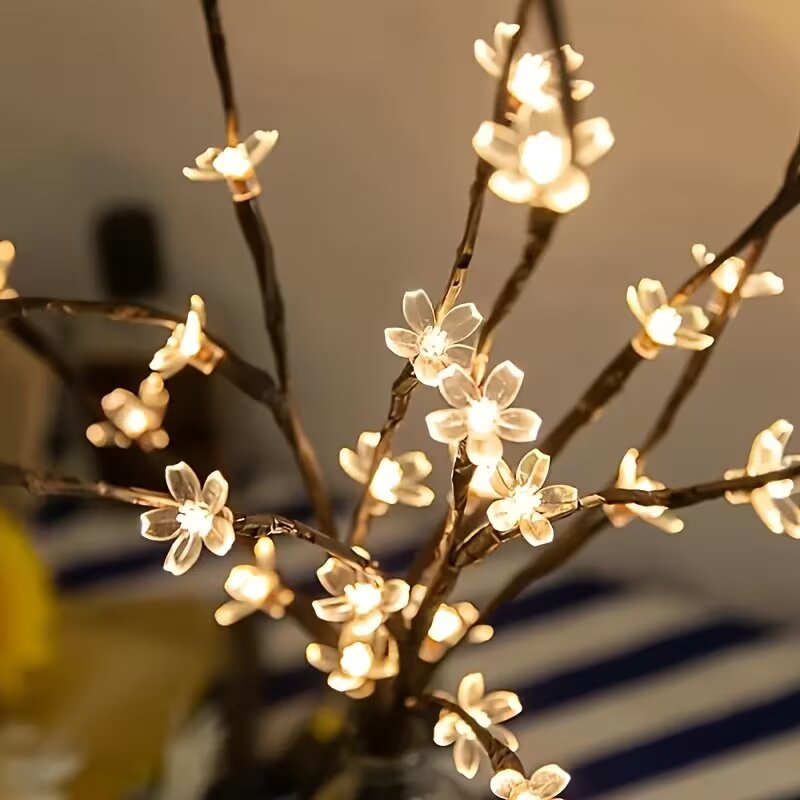 1/2PC 20LED Cherry Blossom Tre - Outdoor Lighting Battery reseña y precio