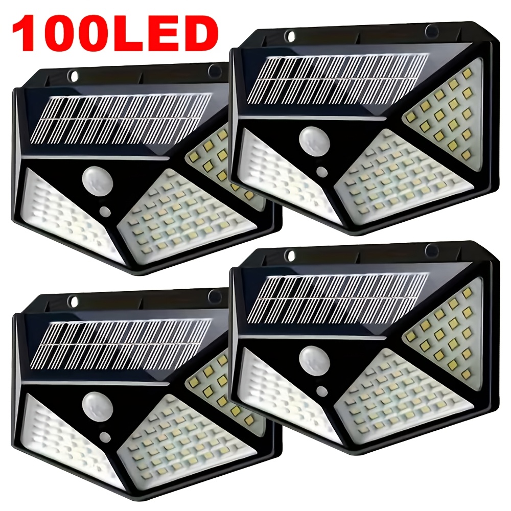 100LED Outdoor Solar Garden Li - Solar Wall Sconce reseña y precio