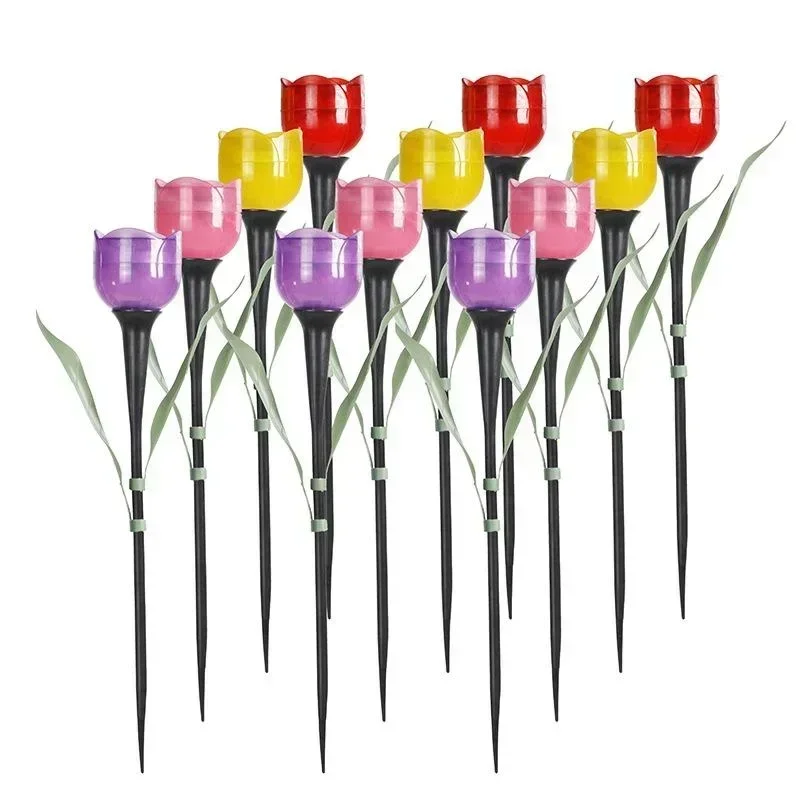1Pcs Garden Tulip Flower Shape - Outdoor Lighting Traditional reseña y precio