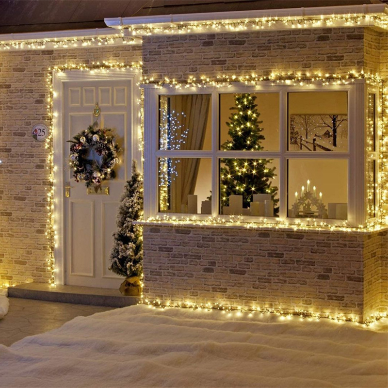 Outdoor 20/50 Led Solar String - Xmas Outdoor Lighting Decorations reseña y precio