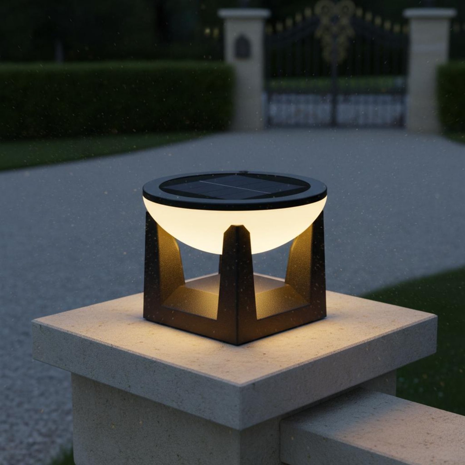 Solar Post Light Easy to Insta - Outdoor Lighting Traditional reseña y precio