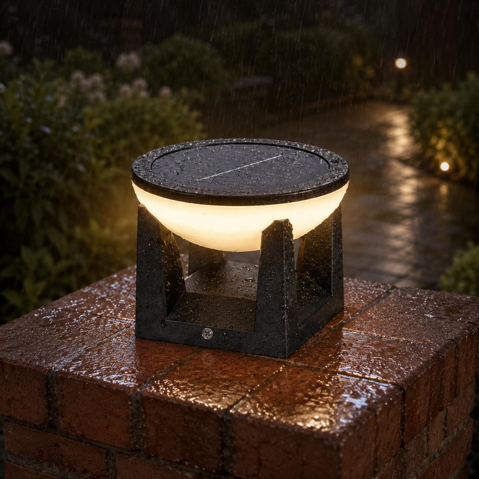 Solar Post Light Easy to Insta - Outdoor Lighting Traditional reseña y precio