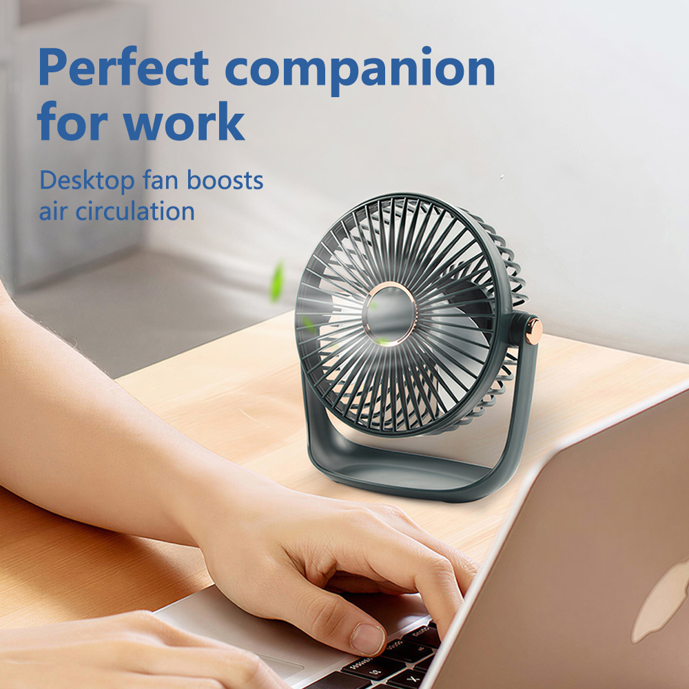 Portable Mini Desktop Fan Ligh - Outdoor Lighting Battery reseña y precio