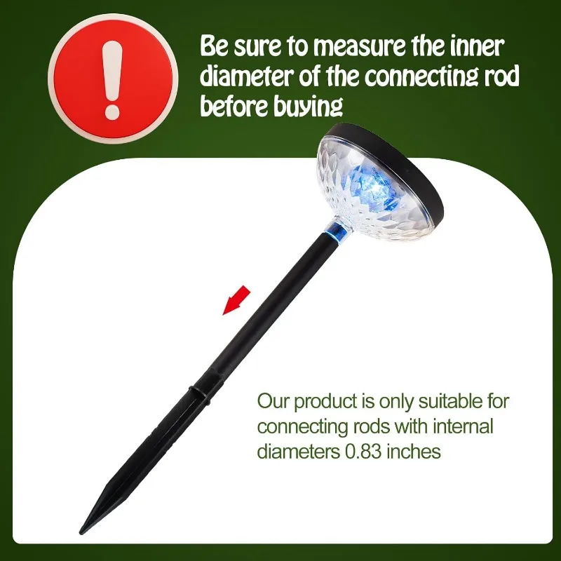 Solar Lawn Light Stakes Outdoo - Outdoor Lighting Ground Fixtures reseña y precio