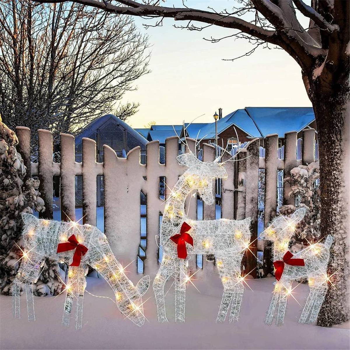 Christmas decorationLighted Ch - Xmas Outdoor Lighting Decorations reseña y precio
