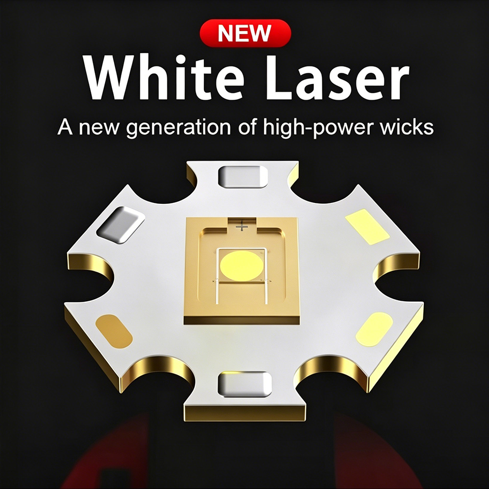 White Laser High Power Flashli - Outdoor Lighting Black reseña y precio