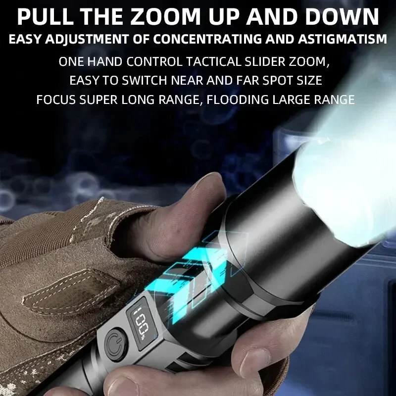 High Power XHP100 Led Flashlig - Outdoor Lighting Beacon reseña y precio