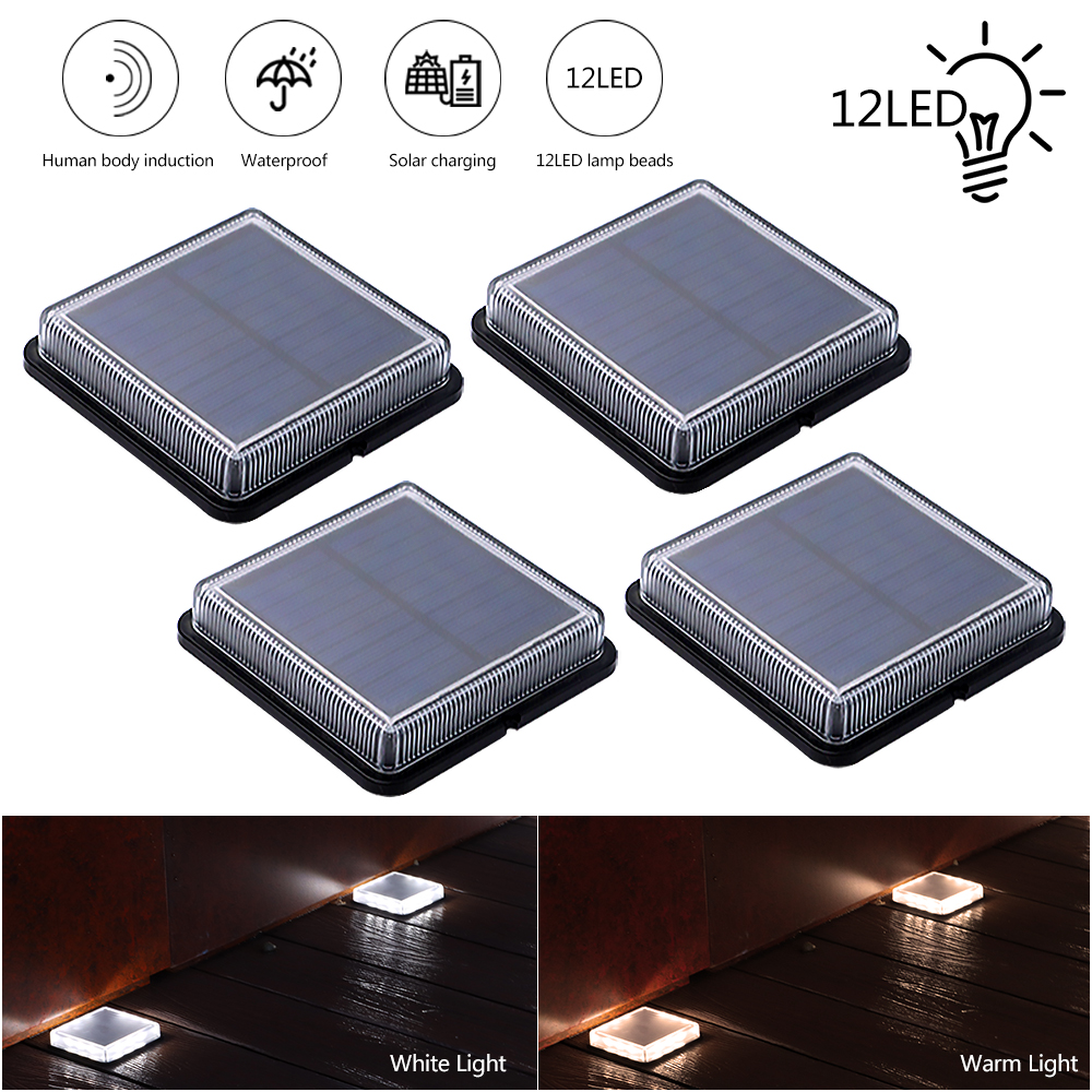 Solar Step Light Waterproof Ou - Outdoor Lighting Ground Fixtures reseña y precio