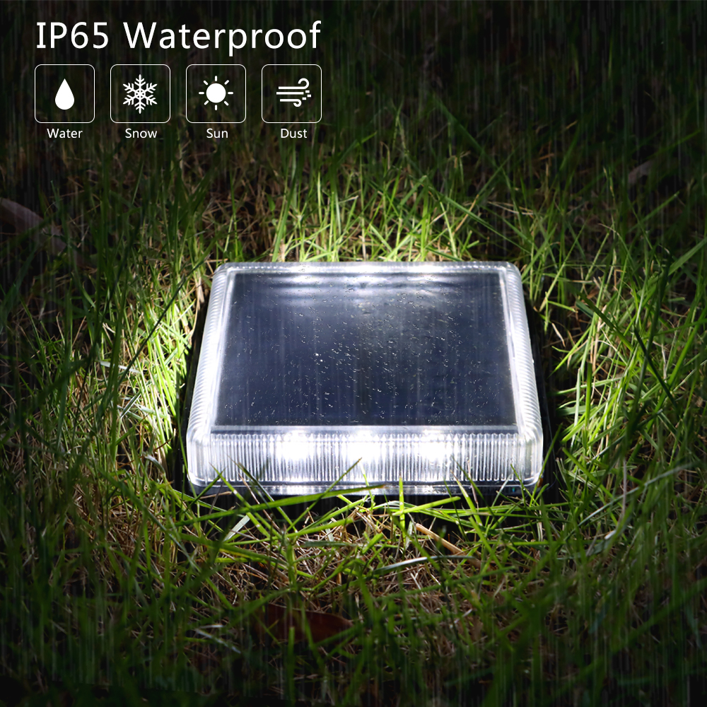 Solar Step Light Waterproof Ou - Outdoor Lighting Ground Fixtures reseña y precio