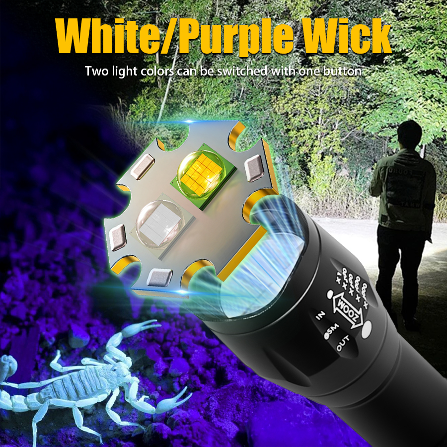 C2 USB Rechargeable Flashlight - Outdoor Lighting Black reseña y precio